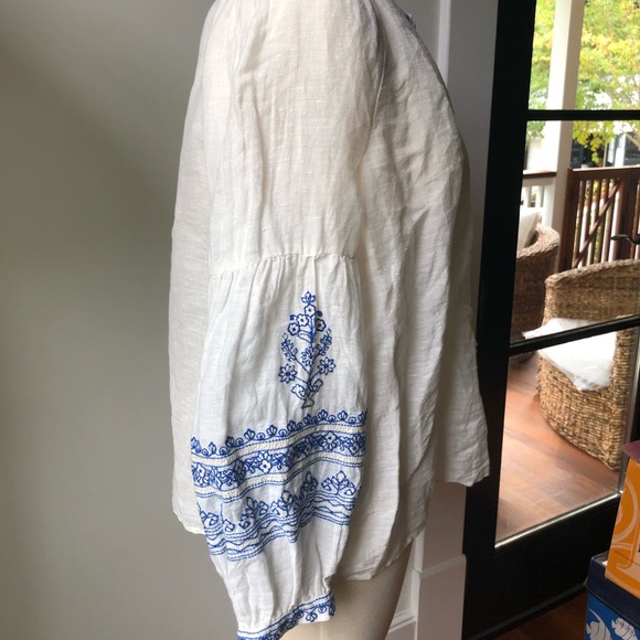 Lucky Brand Peasant Top - Picture 3 of 5